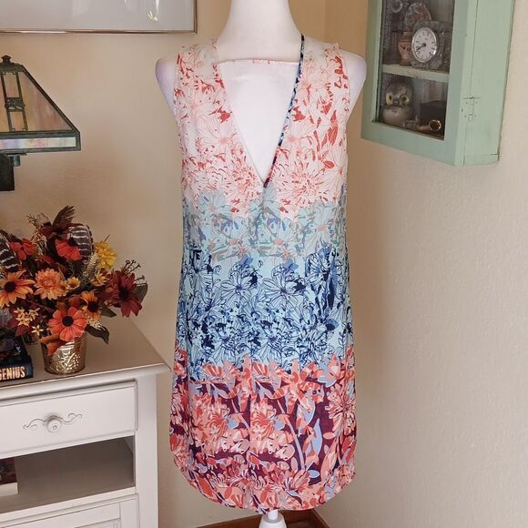 H & M Colorful Shift. Coastal Grandma,  Beachy, Cruising - Picture 5 of 12